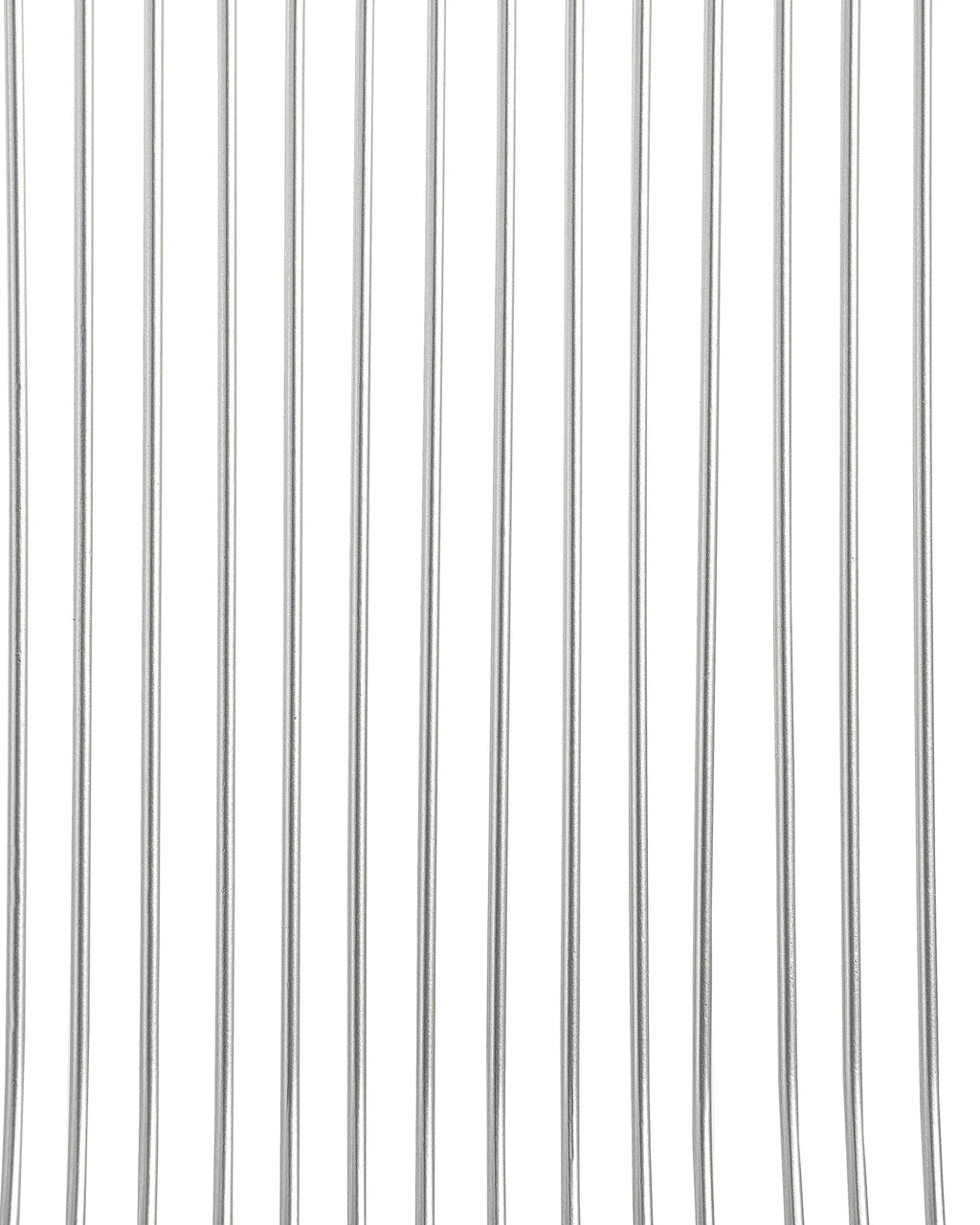 Set of 2 Dining Chairs Metal Silver