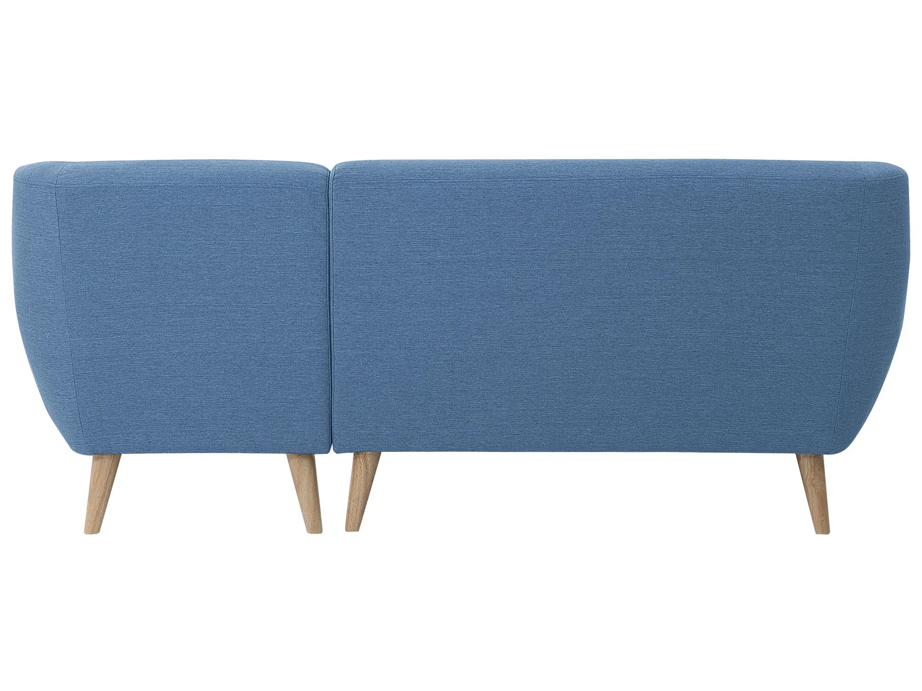 Corner Sofa 3 Seater MOTALA Fabric Blue Left Hand