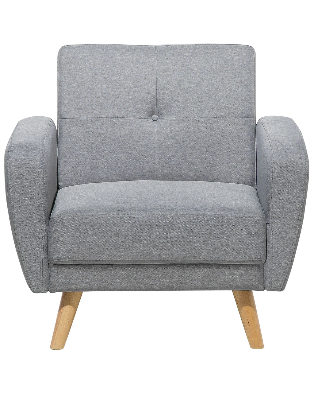 Recliner Chair FLORLI Fabric Light Grey