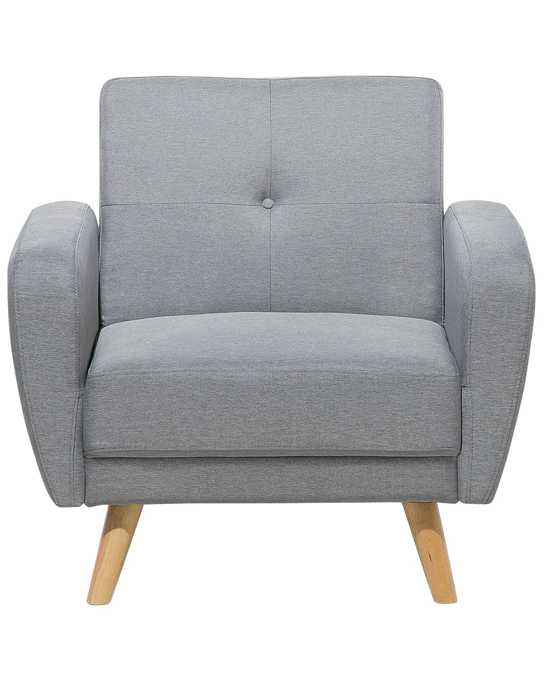 Recliner Chair FLORLI Fabric Light Grey