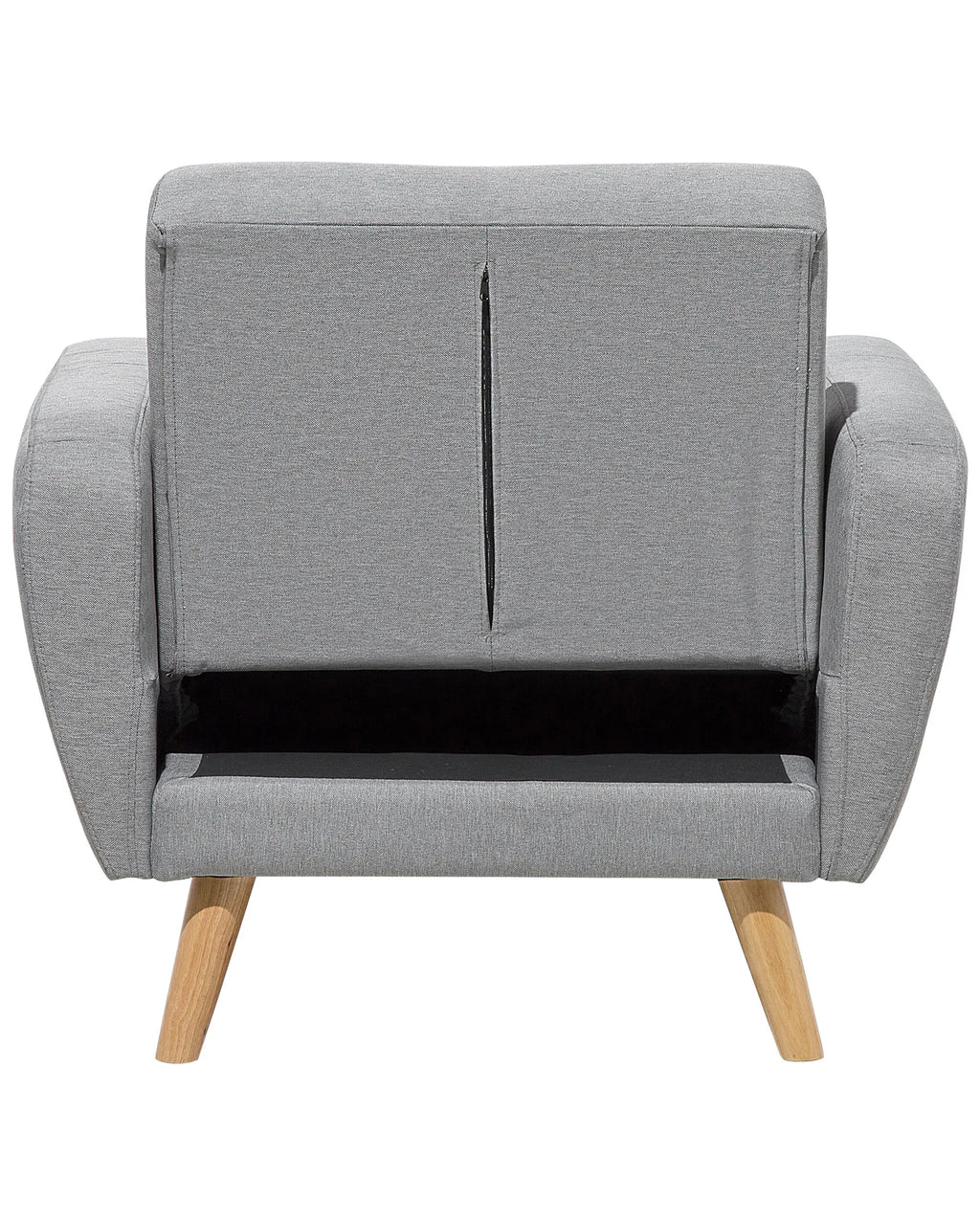 Recliner Chair FLORLI Fabric Light Grey