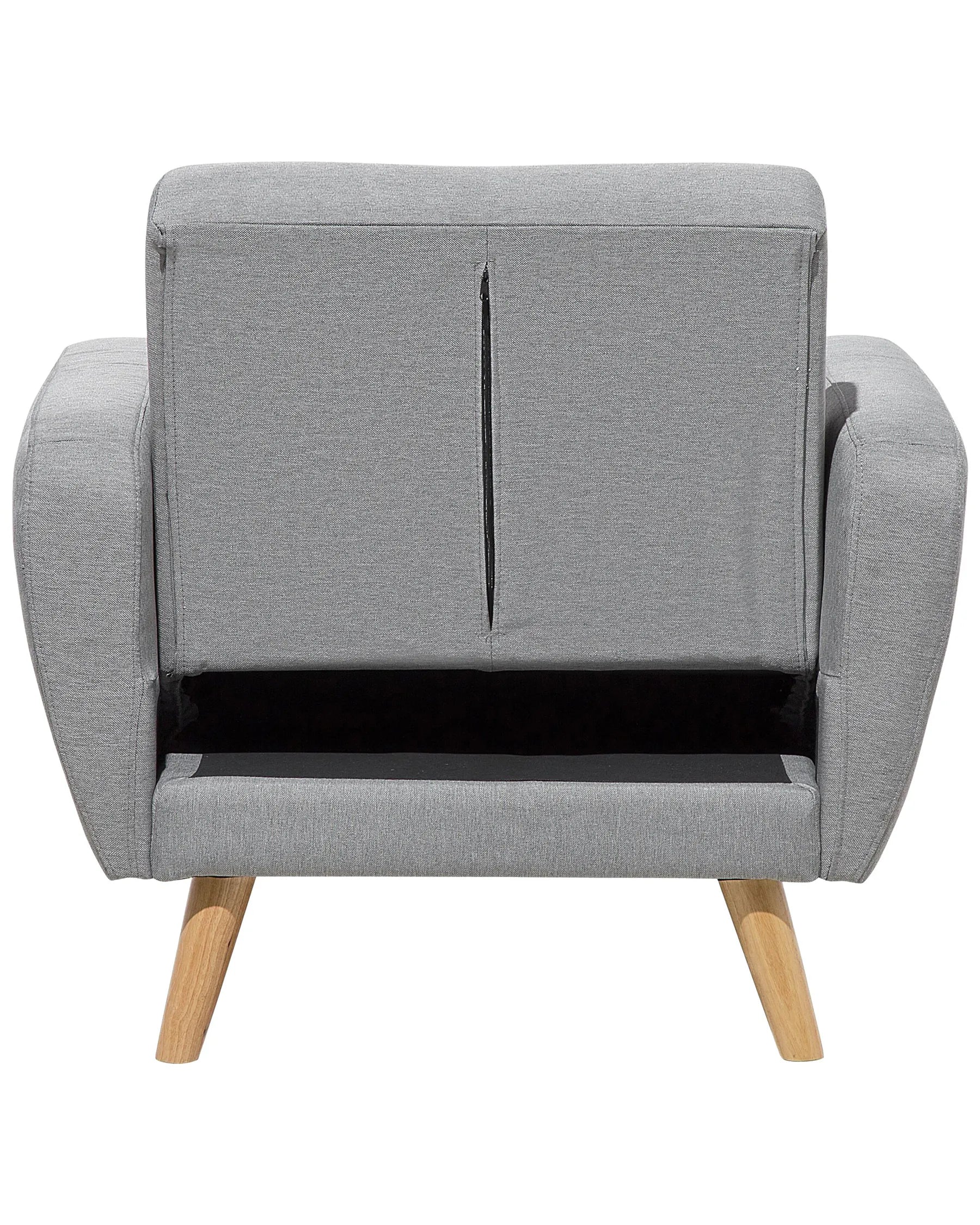 Recliner Chair FLORLI Fabric Light Grey