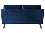 Sofa 2 Seater LOKKA Velvet Navy Blue
