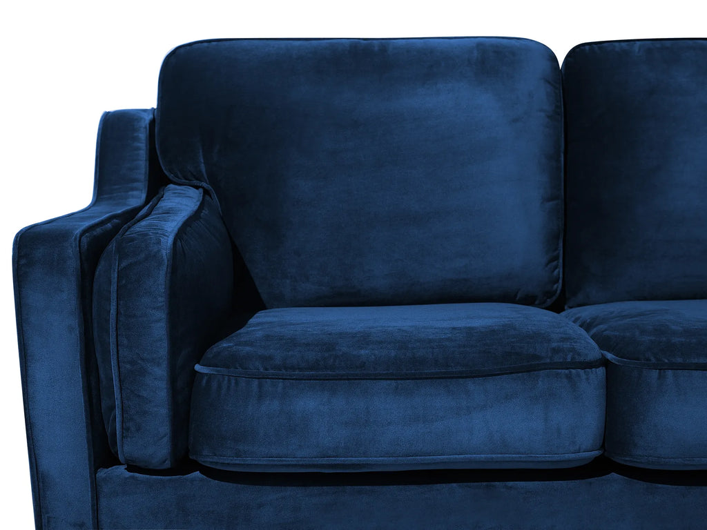 Sofa 2 Seater LOKKA Velvet Navy Blue