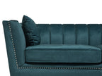 Sofa 2 Seater GAULA Velvet Teal