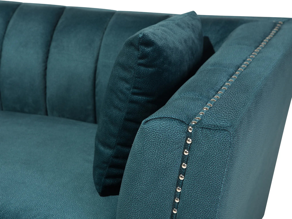 Sofa 2 Seater GAULA Velvet Teal