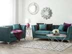 Sofa 2 Seater GAULA Velvet Teal