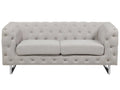 Sofa 2 Seater VISSLAND Fabric Light Beige