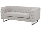 Sofa 2 Seater VISSLAND Fabric Light Beige