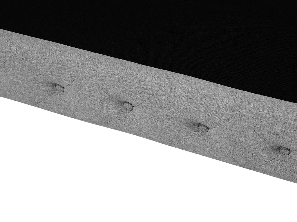 Sofa 2 Seater VISSLAND Fabric Light Grey