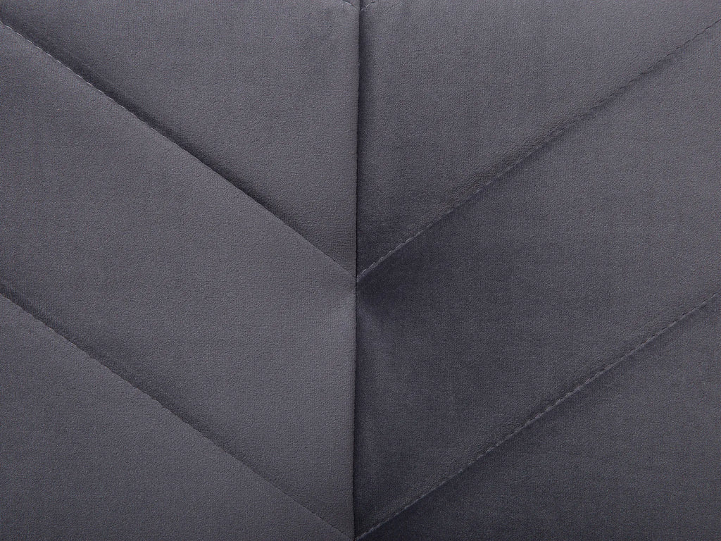 Sofa Bed 3 Seater SENJA Velvet Grey