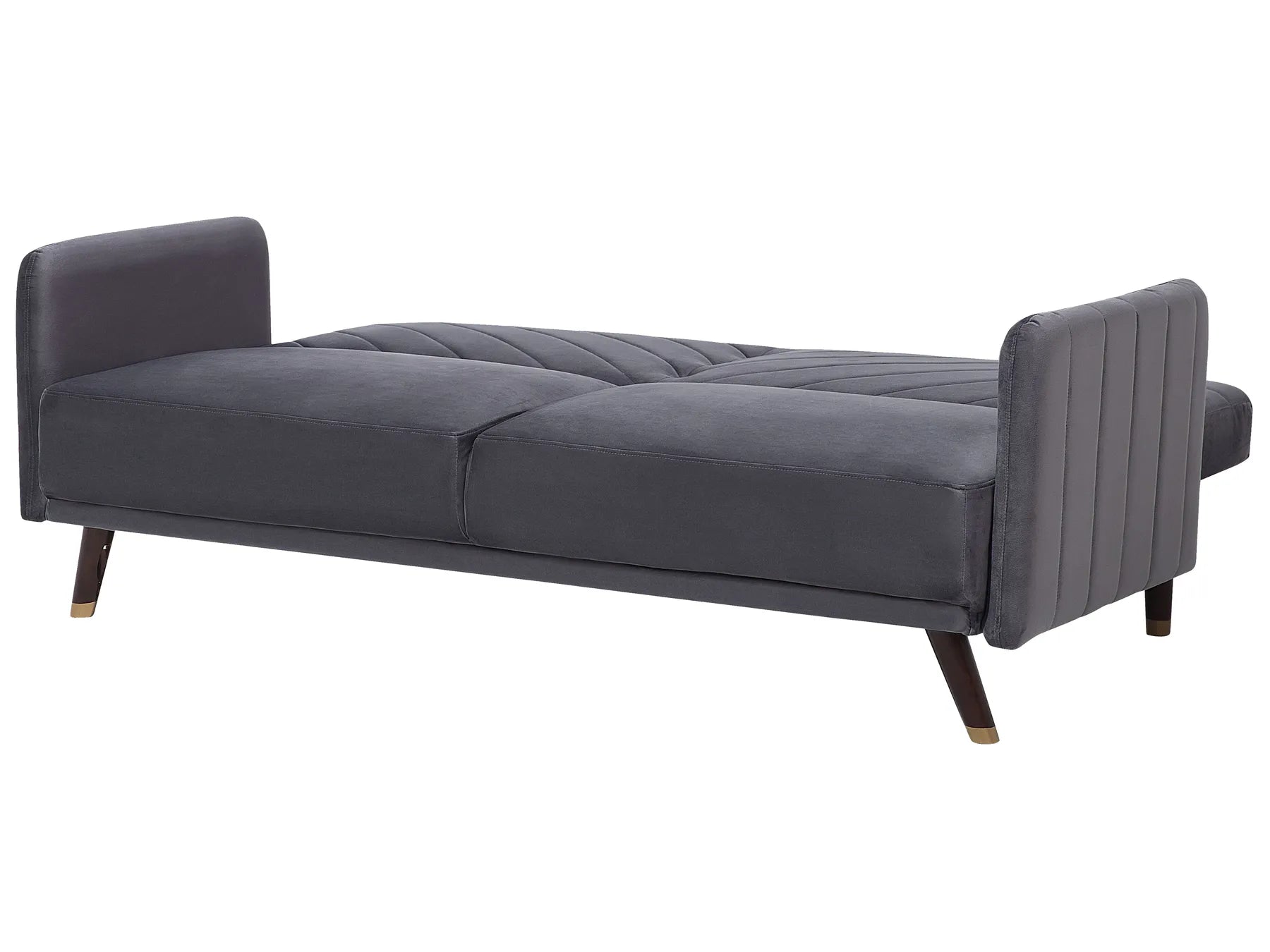 Sofa Bed 3 Seater SENJA Velvet Grey