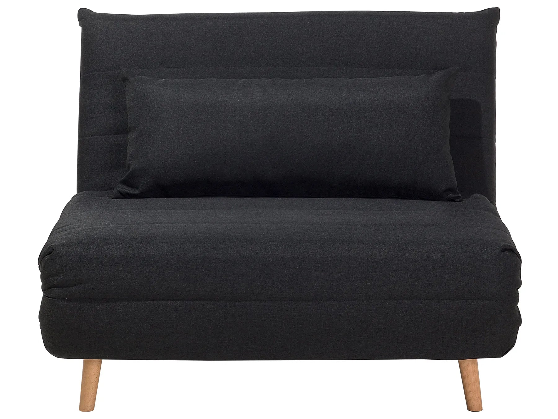 Single Sofa Bed SETTEN Fabric Black