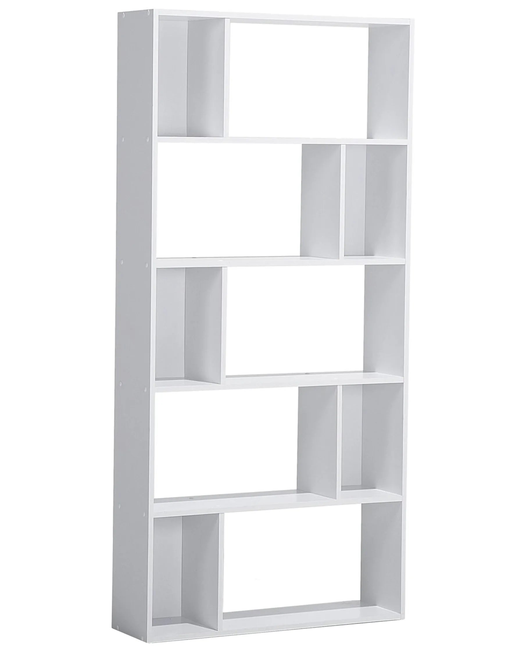 5 Tier Bookcase ORILLA 174 cm White