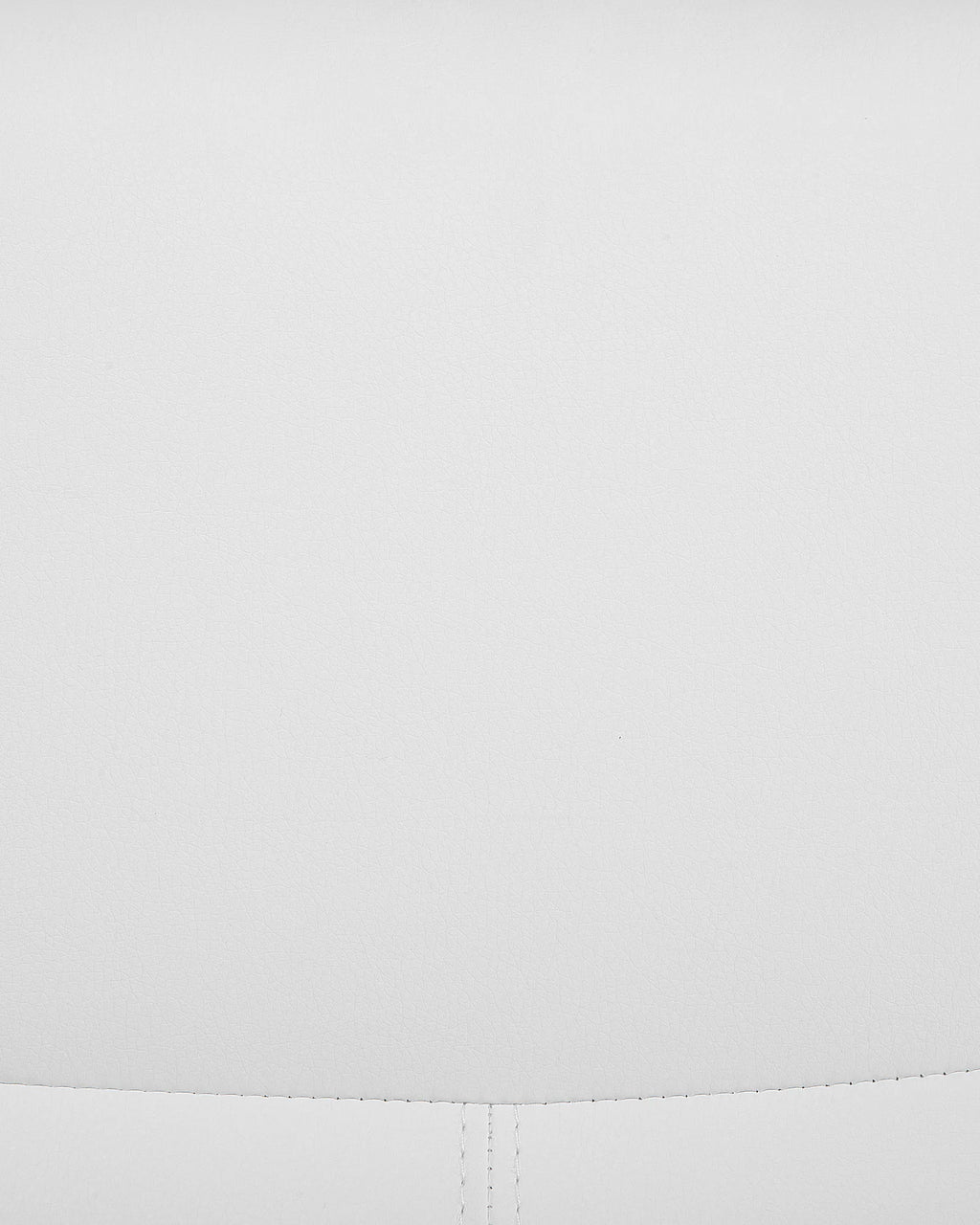 Recliner Chair MIGHT With Footrest Faux Leather White