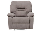 Manual Recliner Living Room Set 6 Seater BERGEN Fabric Taupe