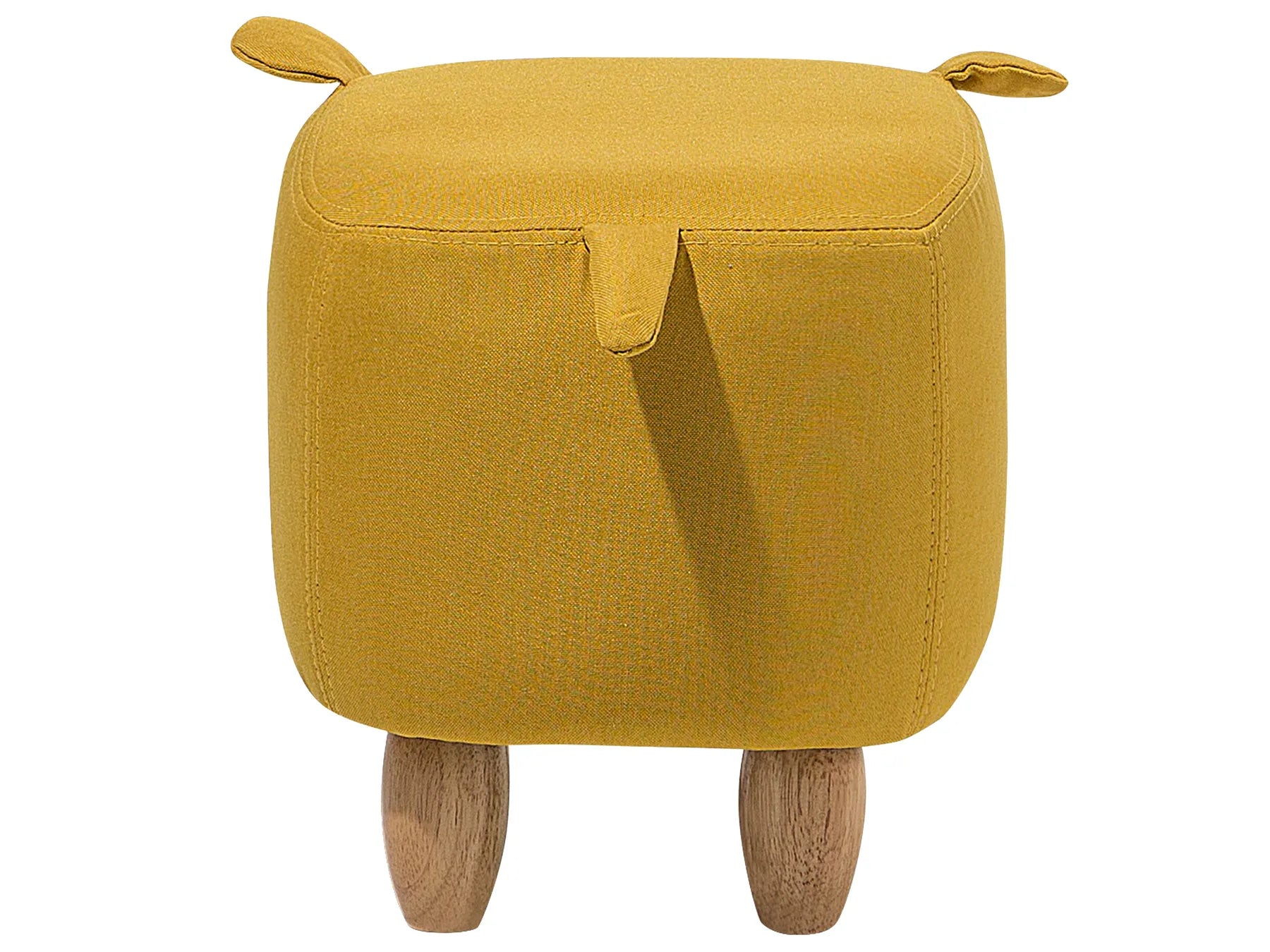 Animal Stool PIGGY Fabric Yellow