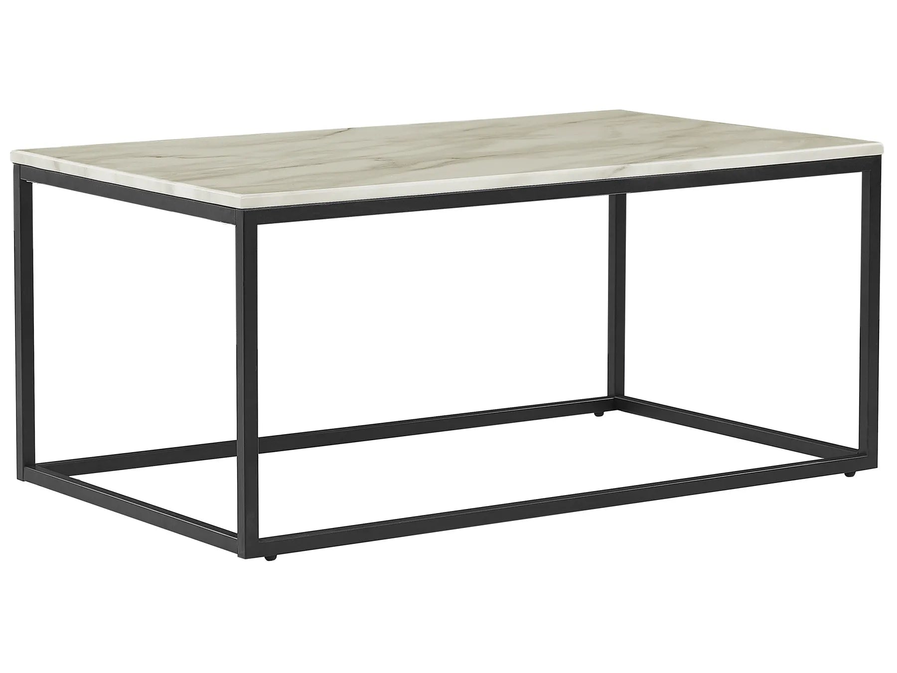 Coffee Table DELANO Marble/ Black