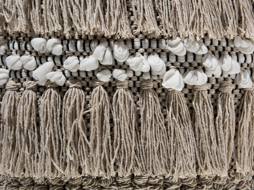 Pouffe NOIDA Cotton Beige