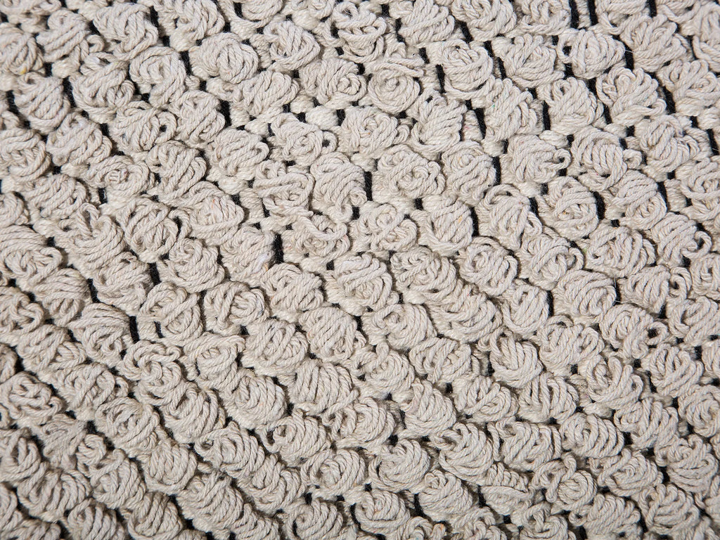 Pouffe NOIDA Cotton Beige