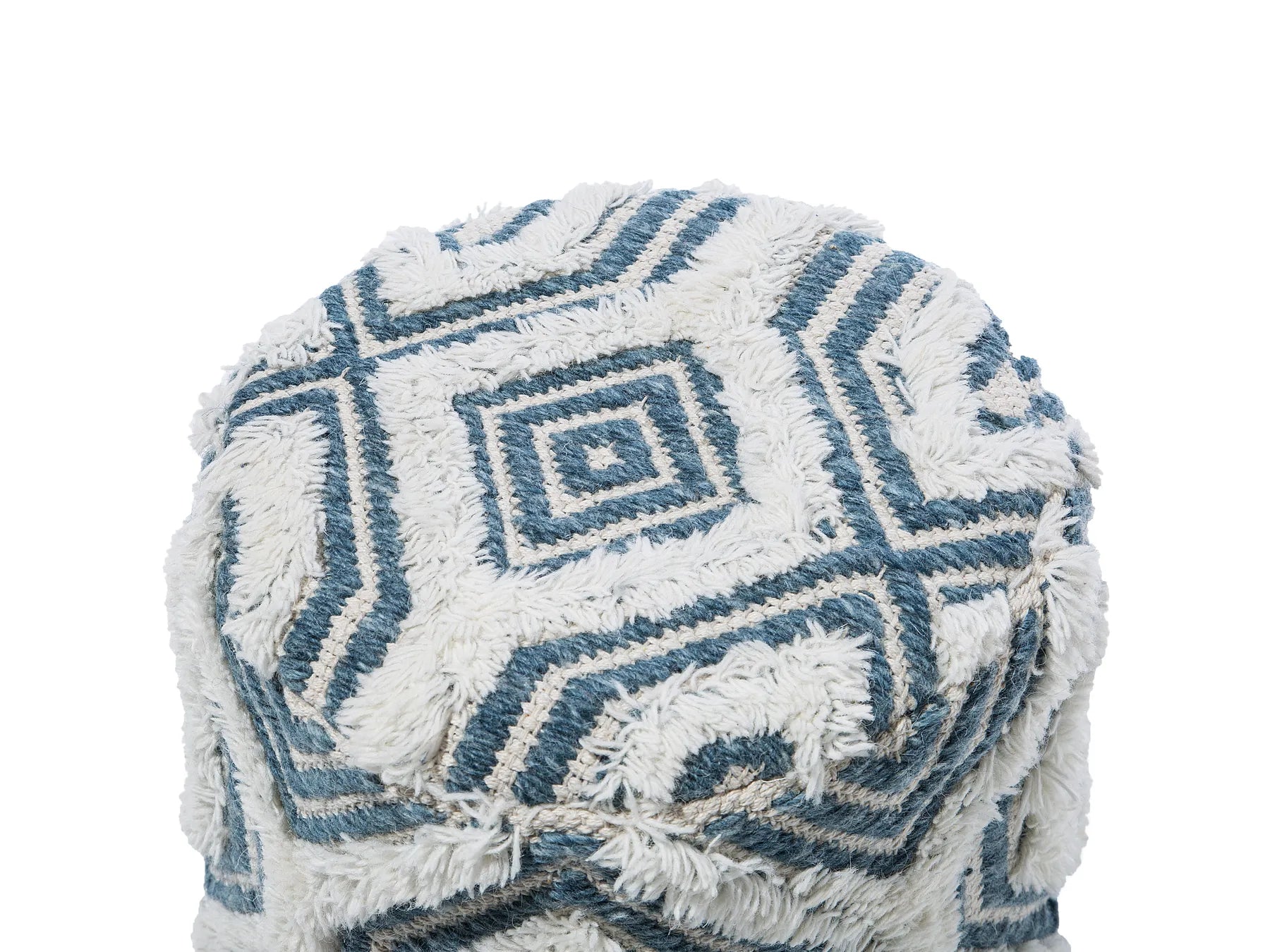 Footstool AGRA Wool White