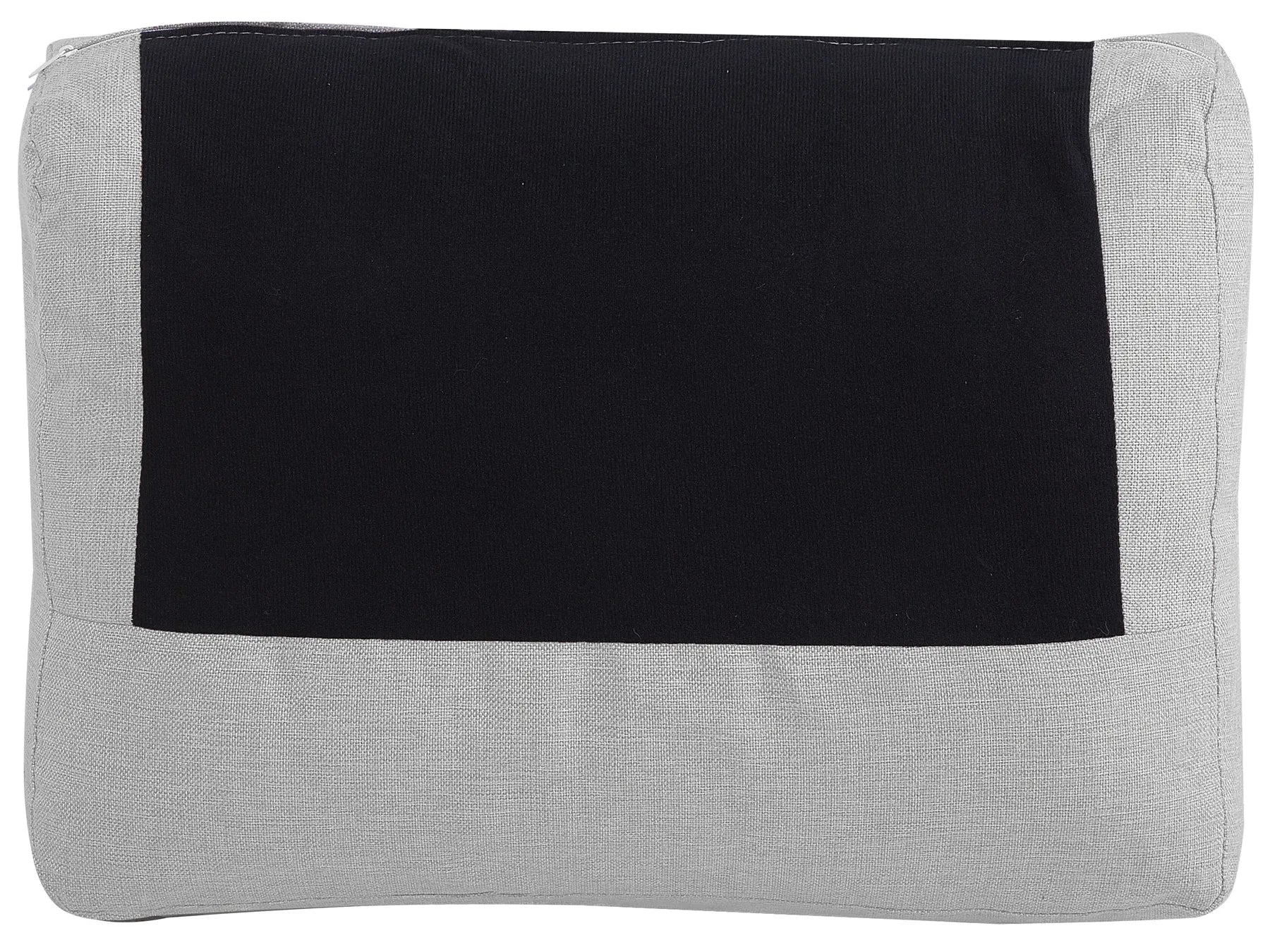 U-Shape Sofa Bed 4 Seater KARRABO Fabric Light Grey with Storage