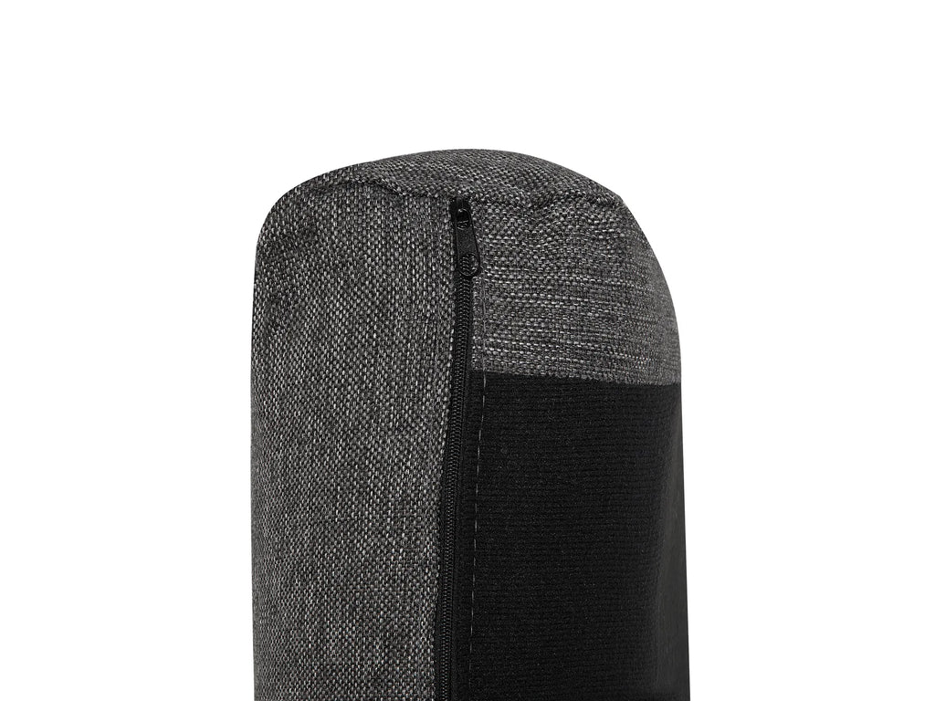 U-Shape Sofa Bed 5 Seater KARRABO Fabric Dark Grey with Storage