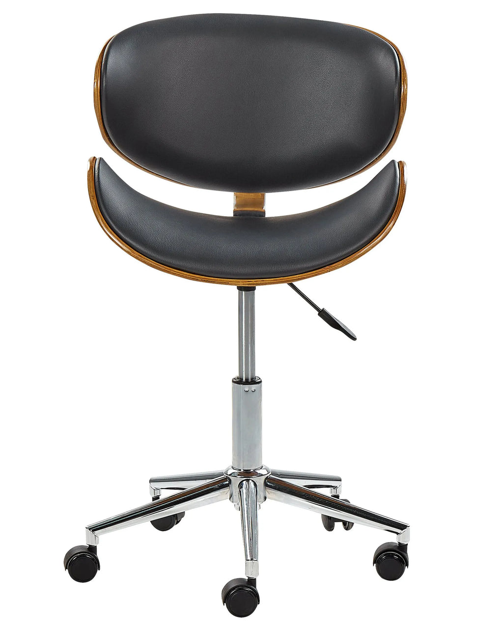 Desk Chair ROTTERDAM Faux Leather Black