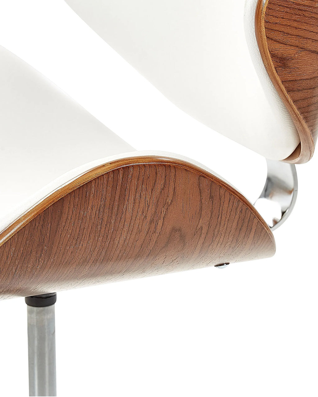 Desk Chair ROTTERDAM Faux Leather White