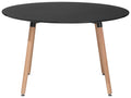 Dining Table BOVIO Black 120 cm 120 cm