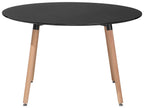 Dining Table BOVIO Black 120 cm 120 cm