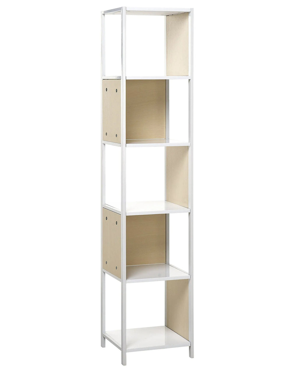 5 Tier Shelving Unit BOGOTA 165 cm White