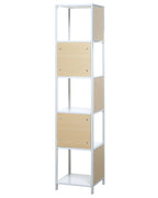 5 Tier Shelving Unit BOGOTA 165 cm White