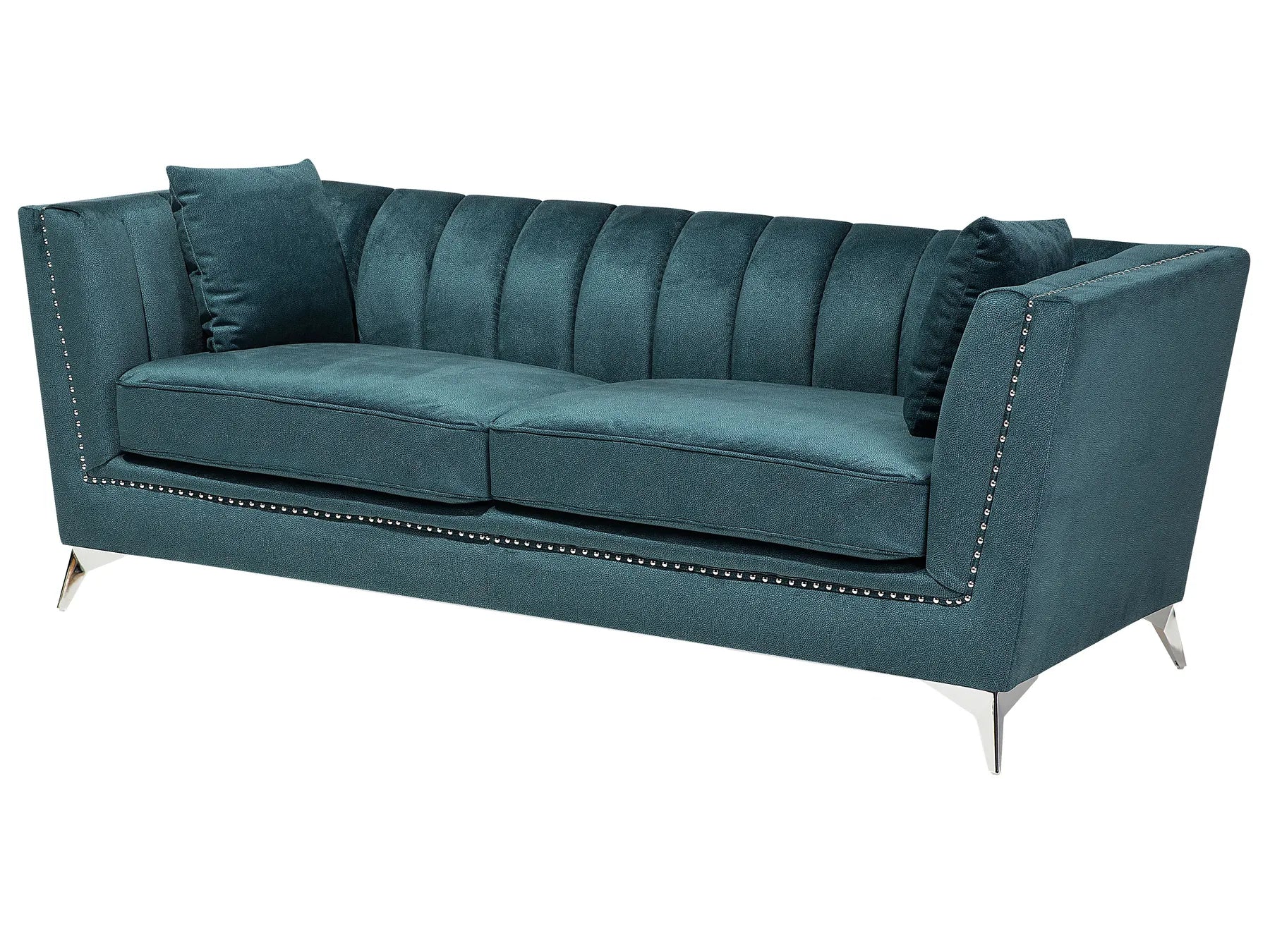Living Room Set 5 Seater GAULA Velvet Teal
