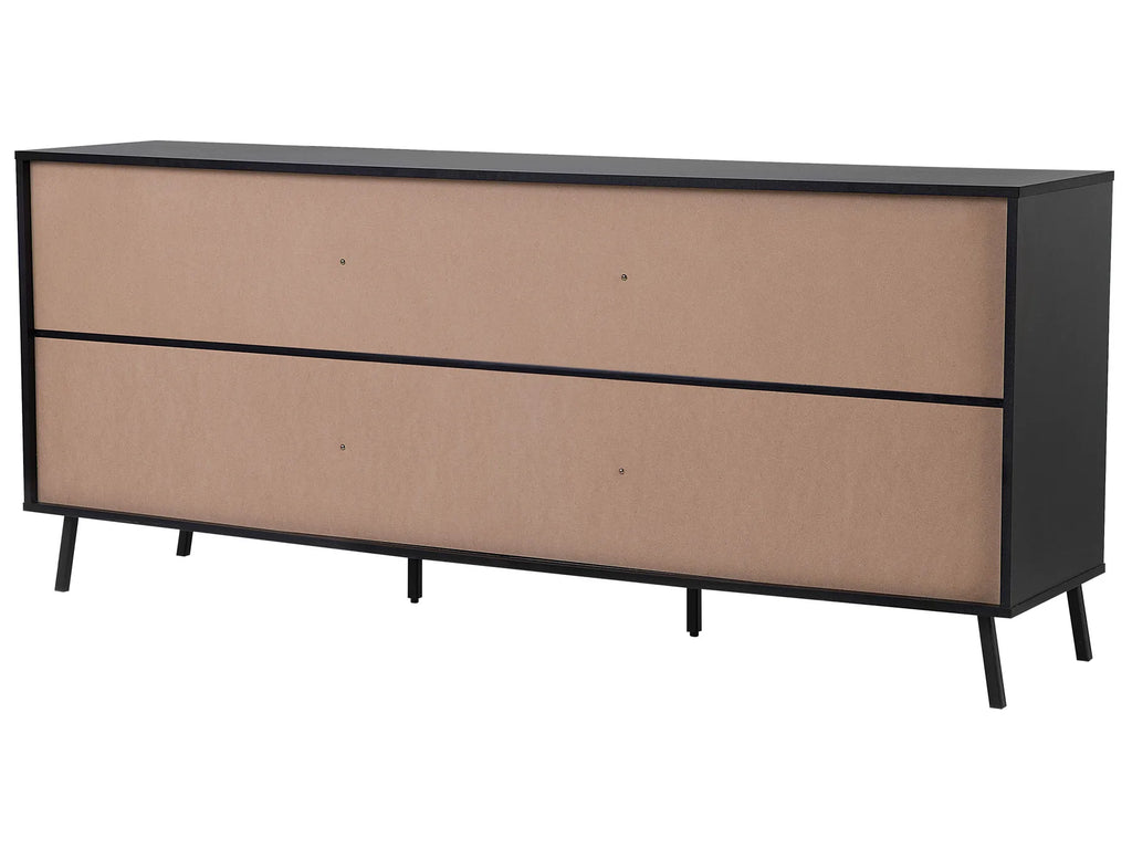 2 Door Sideboard BLACKPOOL Brown/ Black