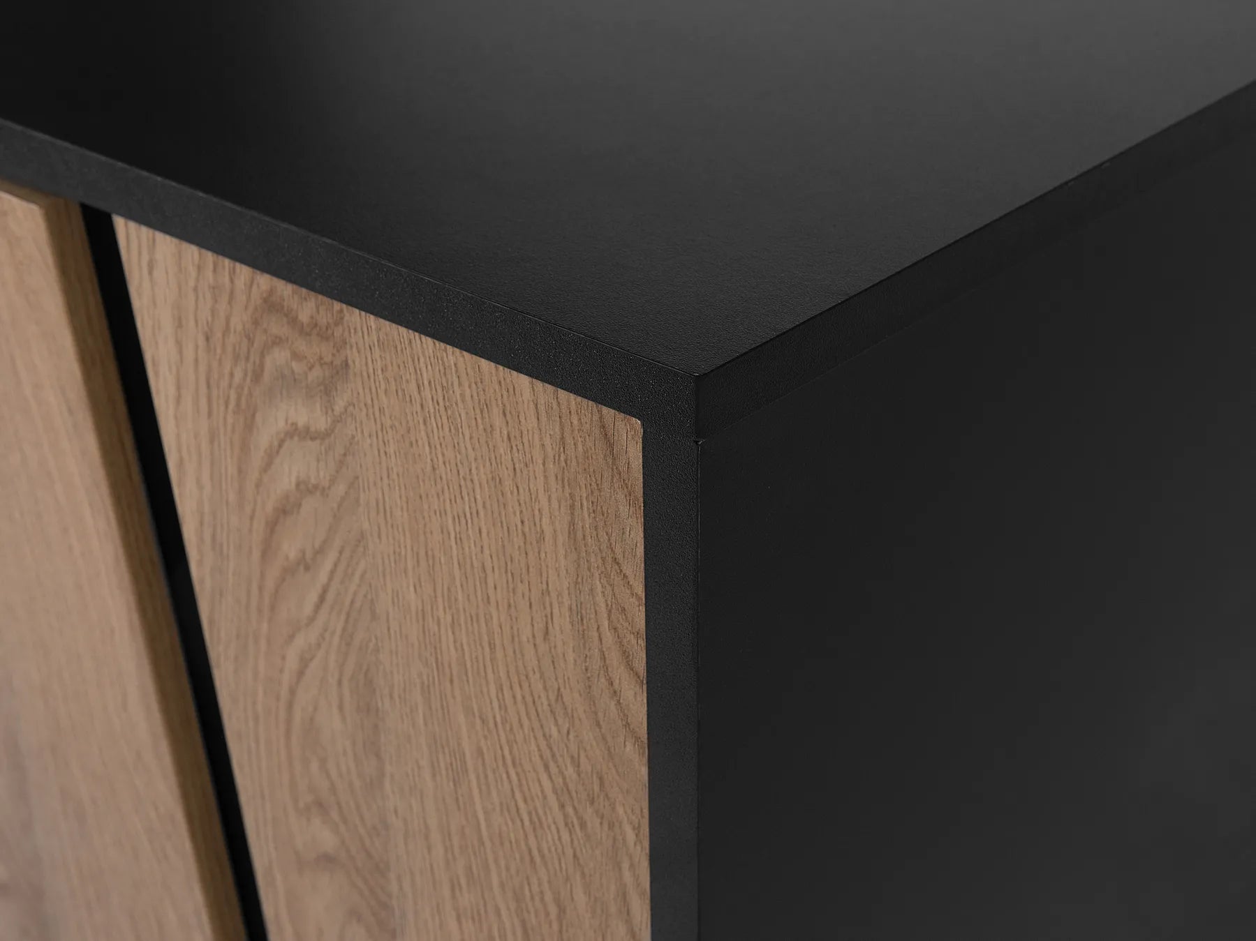 2 Door Sideboard BLACKPOOL Brown/ Black