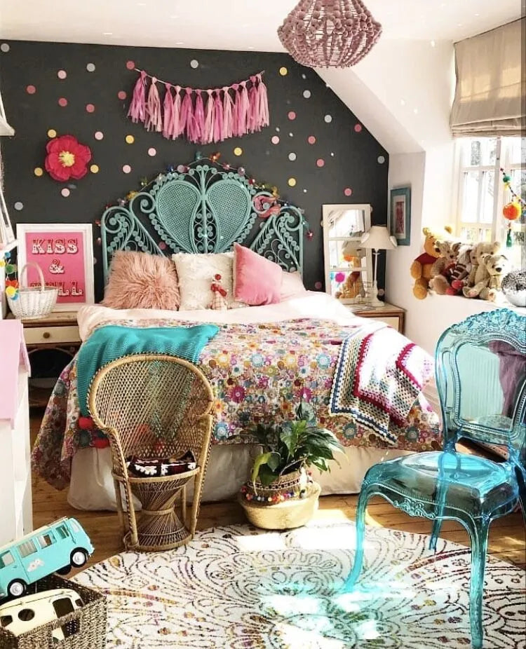 Set of 2 Dining Chairs VERMONT Light Blue