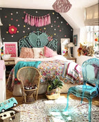 Set of 2 Dining Chairs VERMONT Light Blue