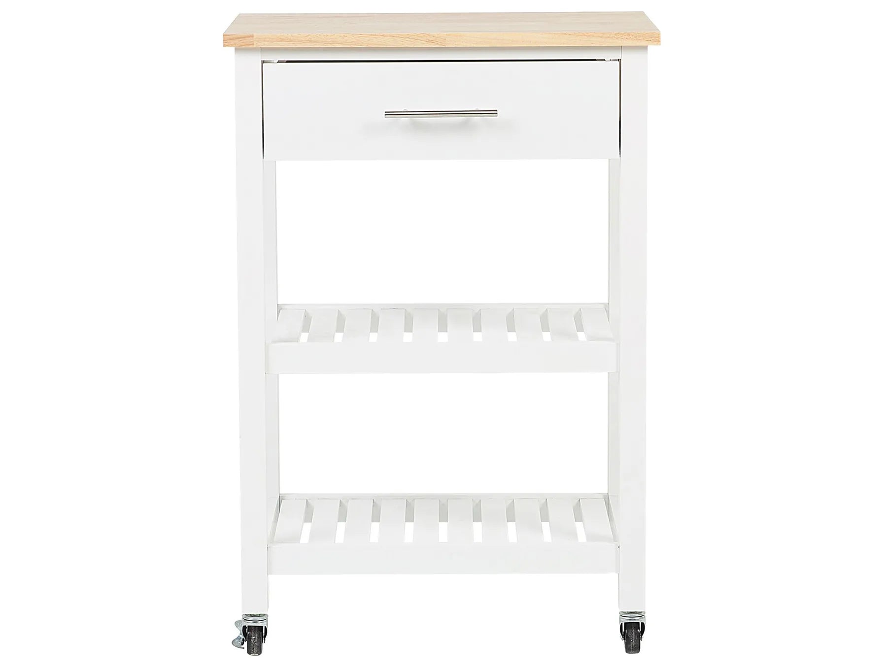 Kitchen Trolley HIUMA Wood White