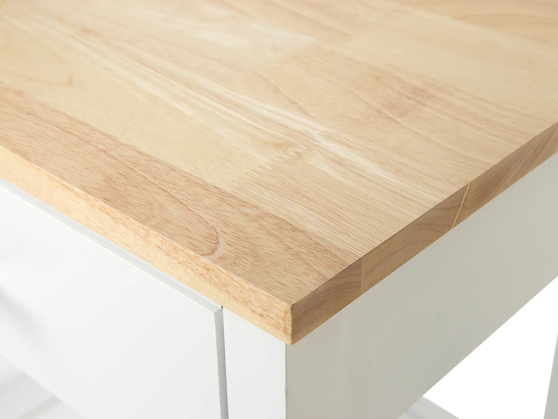 Kitchen Trolley HIUMA Wood White