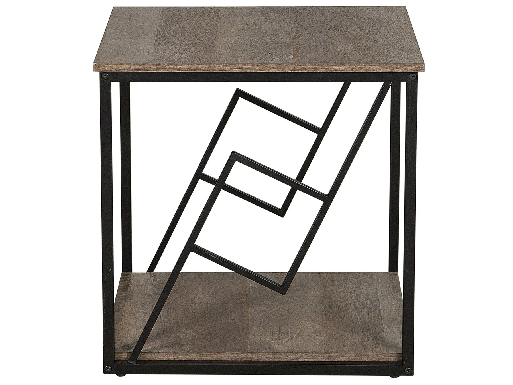 Side Table FORRES Brown/ Black