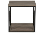 Side Table FORRES Brown/ Black