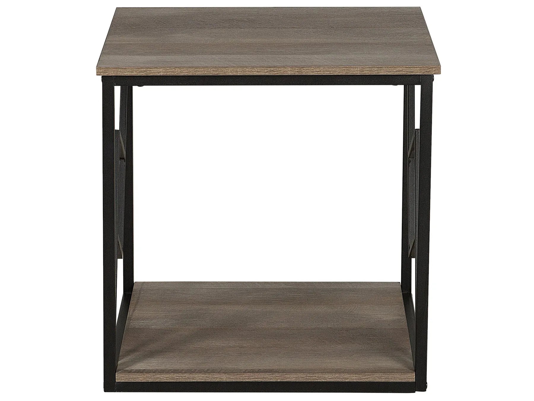 Side Table FORRES Brown/ Black