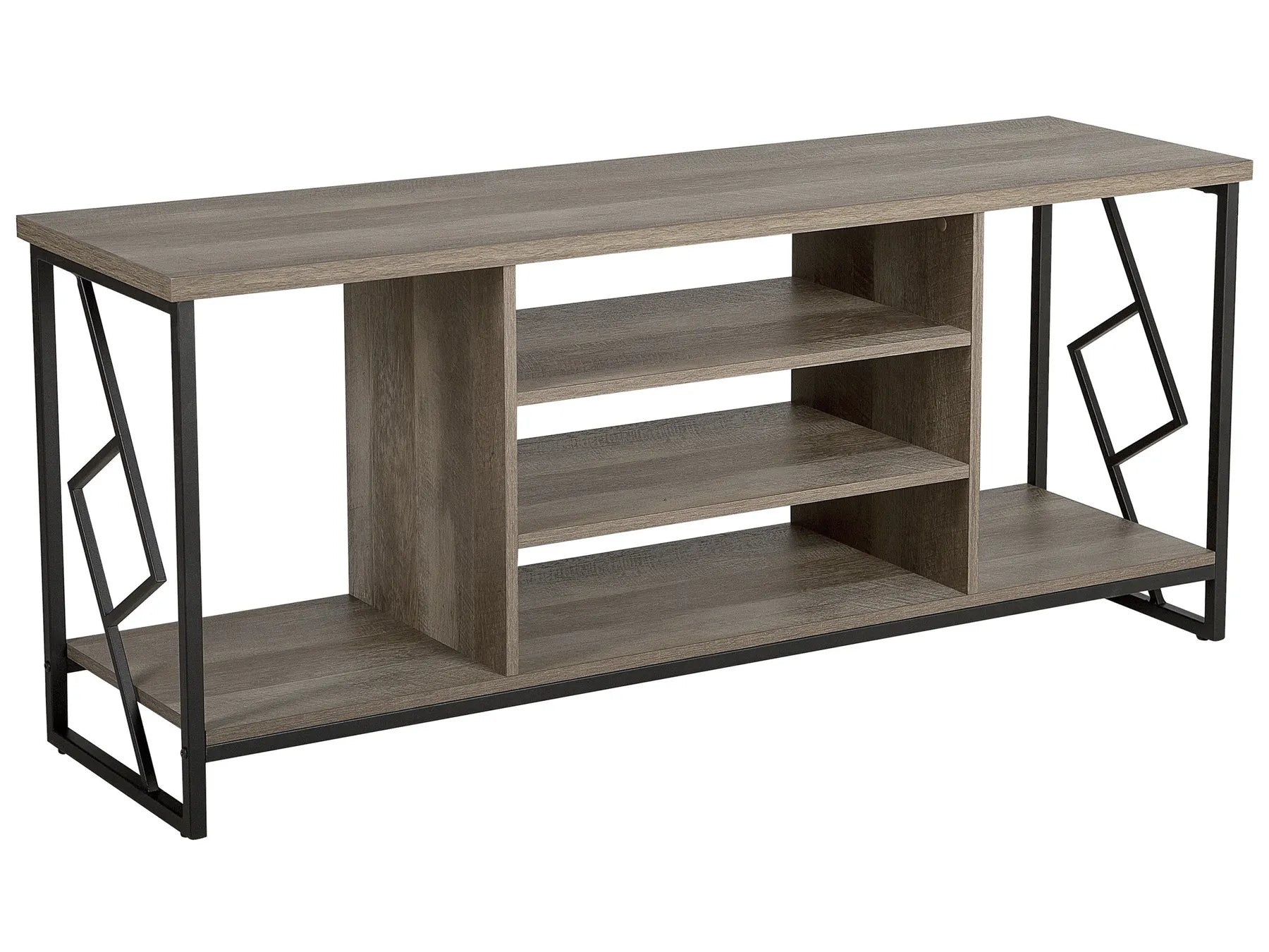 TV Stand FORRES Brown/ Black