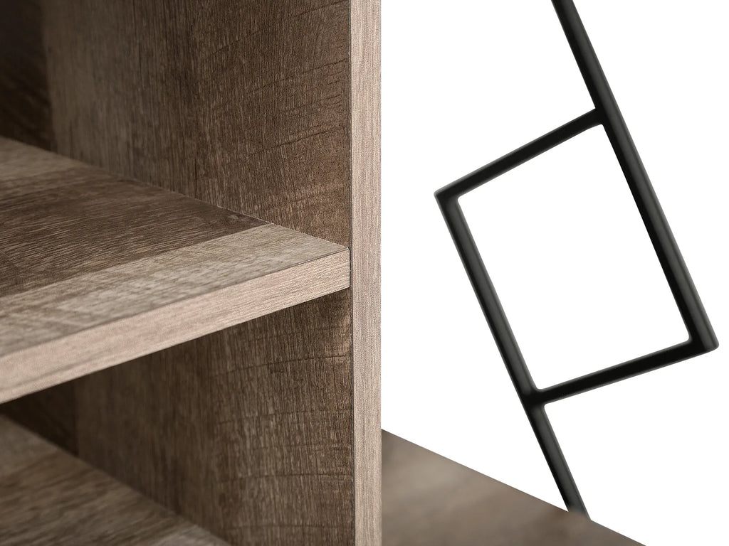 TV Stand FORRES Brown/ Black