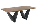 Dining Table SINTRA Dark Brown 200 cm 100 cm
