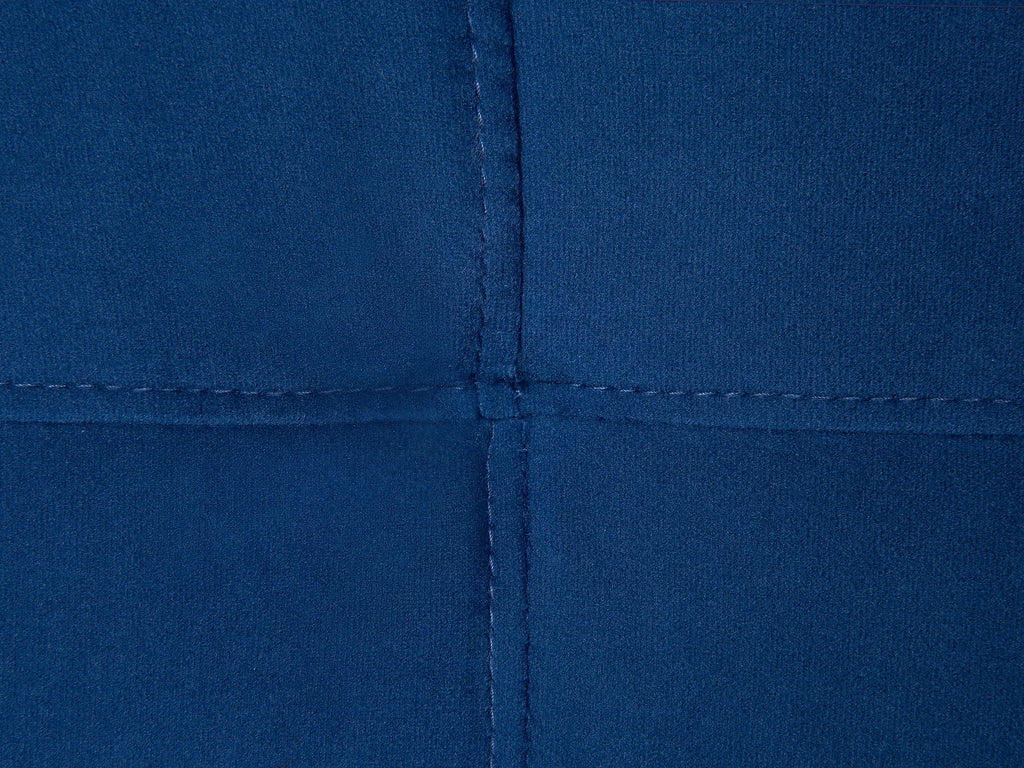 Sofa Bed 3 Seater VISNES Velvet Navy Blue