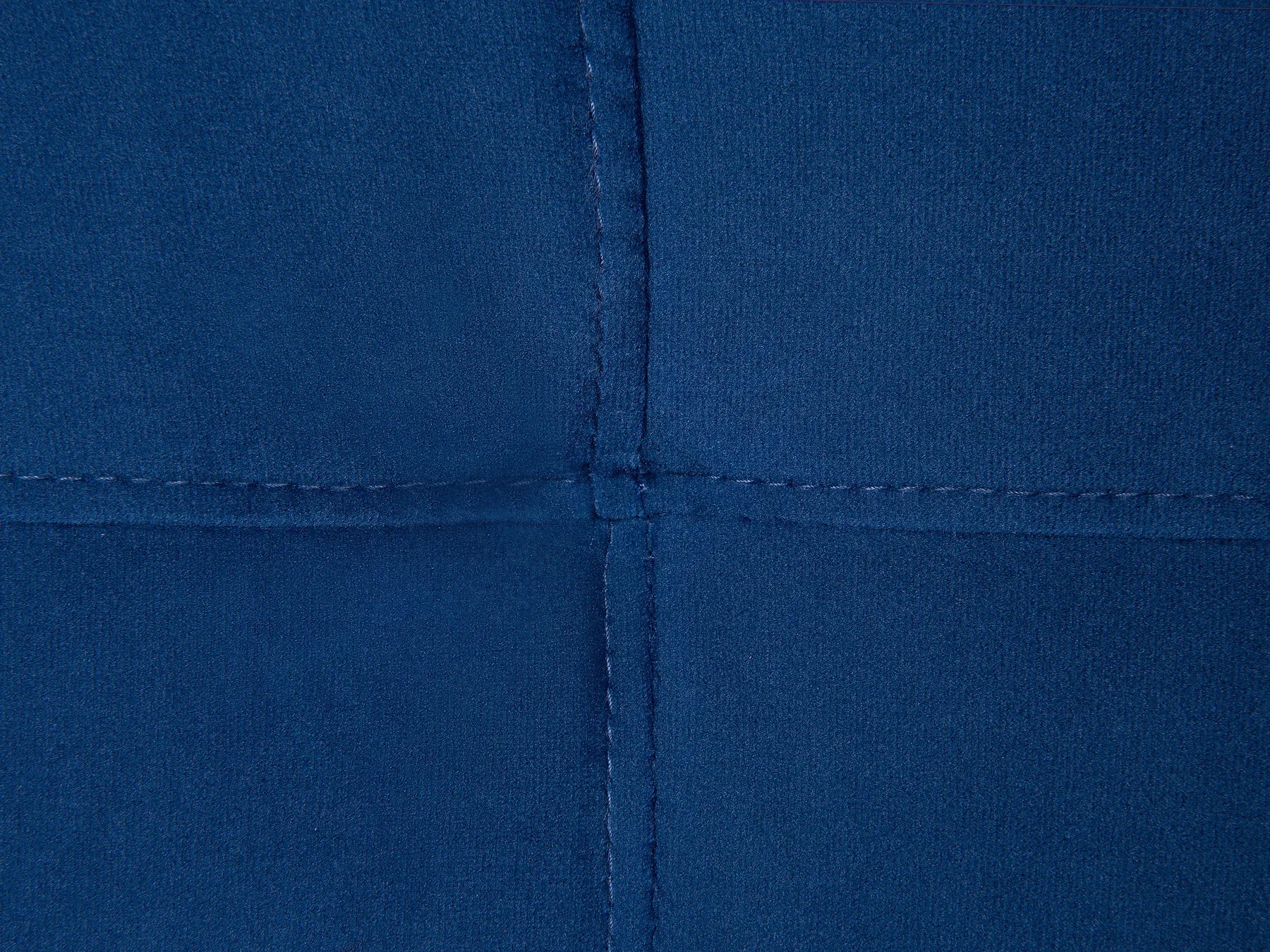 Sofa Bed 3 Seater VISNES Velvet Navy Blue