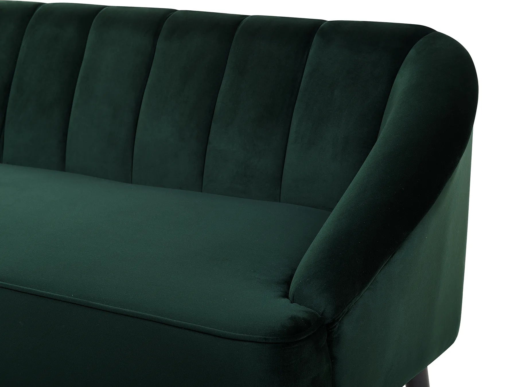 Sofa 3 Seater ALSVAG Velvet Emerald Green