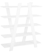 5 Tier Shelving Unit ESCALANTE 116 cm White